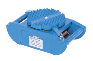 Vestil Steel Machine Roller - 22,000 lb - Blue