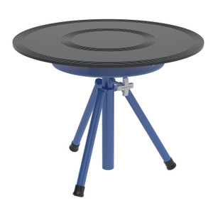 Vestil Steel Turntable - 30 In. Diameter Manual 23-34 In. Height Adjustment 300 lb - Blue