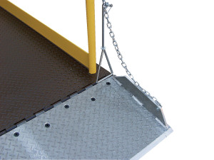 Vestil Factory Installed Split Aluminum Bridge For Truck Scissor Dock Lift Units