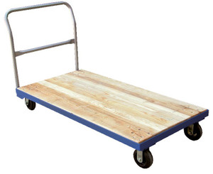 Vestil Hardwood With Steel Frame Platform Truck 30 In x - 60 In 1,600 lb - Tan