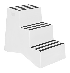 Vestil Polyethylene Marine Step Stool - 3 Step - White