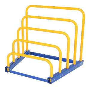 Vestil Steel Variable Height Sheet Rack Knock Down - 1,500 lb - Blue
