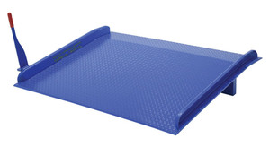 Vestil Steel Truck Dock Board - 60 In. x 48 In. 10,000 lb - Blue