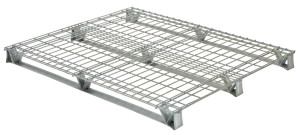 Vestil Galvanized Steel Welded Wire Pallet - 40 In. x 48 In. 4,000 lb - Gray