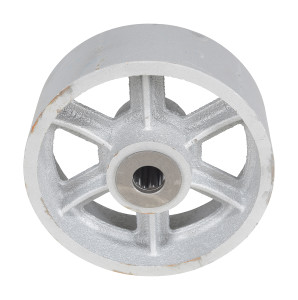 Vestil Cast Iron Wheel - 8 In. Diameter x 3 In. Width 2500 lb - Silver