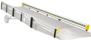 Vestil Factory Installed Guard Rail - 30 Ft. Length For Steel Yard Ramp Units