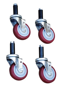 Vestil Polyurethane Casters - 4 In. x 1-1/4 In. 250 lb For Work Platform Models