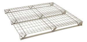 Vestil Galvanized Steel Welded Wire Pallet - 48 In. x 48 In. 4,000 lb - Gray