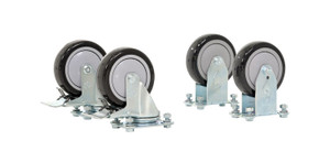 Vestil Polyurethane Fold Down Casters - 4 In. x 2 In. 350 lb For Work Platform Models