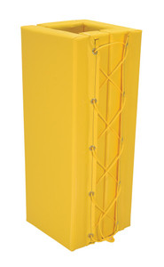 Vestil Vinyl Column Protective Pad Square - 3 Ft. x 12 In. - Yellow