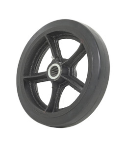 Vestil Mold On Rubber Wheel - 10 In. Diameter 2 In. Width 750 lb - Black