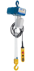 Vestil Steel Variable Speed Electric Hoist - 1,000 lb - Blue
