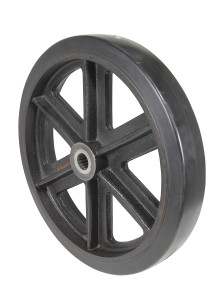 Vestil Mold On Rubber Wheel - 18 In. Diameter x 3 In. Width 1550 lb - Black