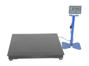 Vestil Steel Low Profile Floor Scale - 36 In. x 36 In. 2,000 lb - Black