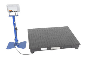 Vestil Steel Low Profile Floor Scale - 36 In. x 36 In. 2,000 lb - Black