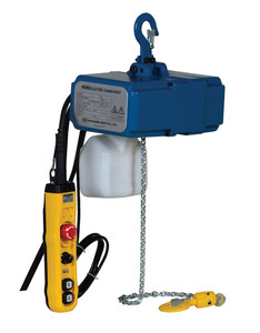 Vestil Steel Variable Speed Electric Hoist - 500 lb - Blue