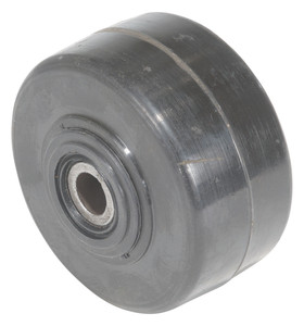 Vestil Phenolic Wheel - 3 In. Diameter x 1-1/2 In. Width Black/Silver 600 lb