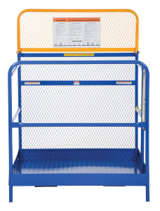 Vestil Steel Work Platform - 48 In. x 48 In. 1,000 lb - Blue