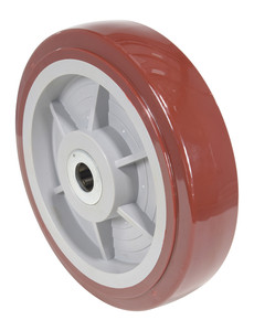 Vestil Polypropylene Wheel - 10 In. Diameter x 2-1/2 In. Width - Maroon