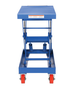 Vestil Steel Auto Hite Cart - 49-1/8 In. x 20-3/8 In. x 37-11/16 In. 500 lb - Blue