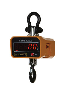 Vestil Steel Crane Scale - 8 In. x 7-5/8 In. x 14 In. 600 lb - Yellow