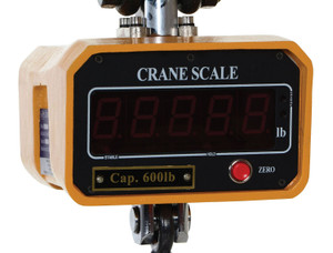 Vestil Steel Crane Scale - 8 In. x 7-5/8 In. x 14 In. 600 lb - Yellow