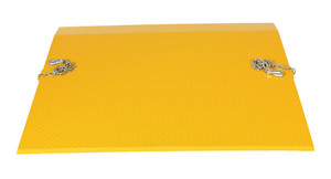 Vestil Steel Truck Dock Plate - 60 In. x 60 In. x 12-5/8 In. 5,500 lb - Yellow