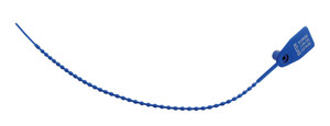 Vestil Polypropylene Security Seal - 14-1/8 In. x 1 In. x 1/2 In. Length - Blue