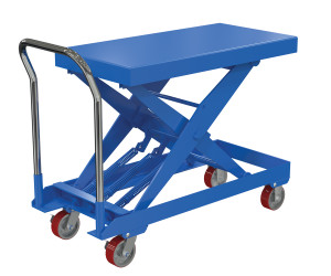 Vestil Steel Auto Hite Cart - 49-1/8 In. x 20-7/16 In. x 37-11/16 In. 750 lb - Blue
