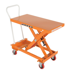 Vestil Steel Auto Hite Cart - 48-1/2 In. x 20-1/2 In. x 35-1/2 In. 800 lb - Orange