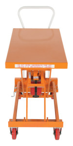 Vestil Steel Auto Hite Cart - 48-1/2 In. x 20-1/2 In. x 35-1/2 In. 800 lb - Orange