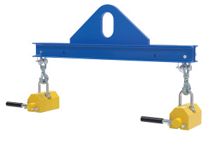Vestil Steel Magnetic Spreader Beam - 36 In. Length 1,000 lb - Blue