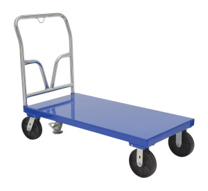 Vestil Steel Platform Truck - 53-1/2 In. x 24 In. x 40 In. 3,600 lb - Blue