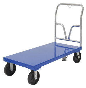 Vestil Steel Platform Truck - 53-1/2 In. x 24 In. x 40 In. 3,600 lb - Blue