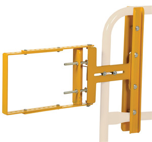 Vestil Steel Self-Closing Gate - 16 In. to 26 In. Opening - Yellow