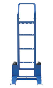 Vestil Steel Adjustable Fork Hand Truck - 32-3/16 In. x 20 In. x 49-1/16 In. 250 lb - Blue