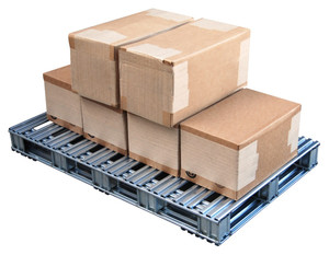 Vestil Galvanized Steel Pallet - 48 In. x 48 In. x 4-3/4 In. 8,000 lb Floor - Gray