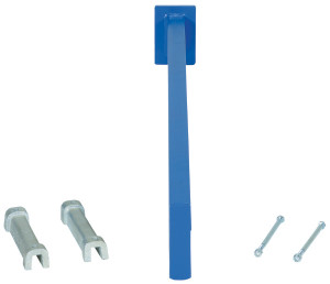 Vestil Steel Cantilever Straight Arm with - 2 In. Lip 48 In. Length 1,000 lb - Blue