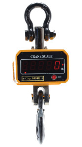 Vestil Steel Crane Scale - 8 In. x 7-5/8 In. x 17 In. 6,000 lb - Yellow