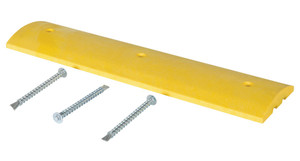 Vestil Plastic Heavy Duty Speed Bump Asphalt Hardware - 48 In. x 12 In. x 2-1/4 In. - Yellow