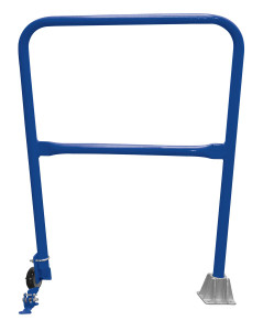 Vestil Steel Dock Safety Swing Gate - 3 Ft. Length - Blue