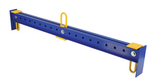 Vestil Steel Adjustable Spreader Beam - 78 In. Length 2,500 lb - Blue