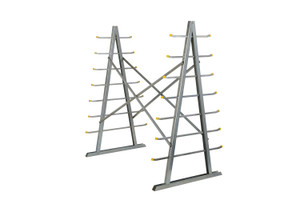 Vestil Steel Self Supporting Rack - 36 In. x 60 In. x 66 In. 2,000 lb - Silver