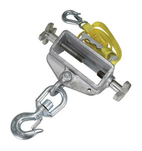Vestil Steel Hoist Single Hook Swivel Latch 3-7/8 In x 13-1/2 In x - 14-13/16 In 4,000 lb - Silver