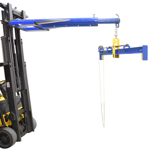 Vestil Steel Adjustable Spreader Beam Upper Bail Adjustable Chain Driven - 2,500 lb Blue / - Yellow