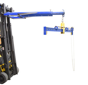 Vestil Steel Adjustable Spreader Beam Upper Bail Adjustable Chain Driven - 2,500 lb Blue / - Yellow