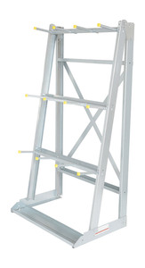 Vestil Steel Vertical Floor Mounted Rack - 24 In. x 36 In. x 72 In. 2,000 lb - Silver