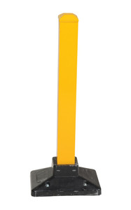 Vestil Steel Semi-Permanent Barrier Post - Yellow