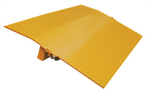Vestil Steel Truck Dock Plate - 30 In. x 48 In. x 7-9/16 In. 5,000 lb - Yellow