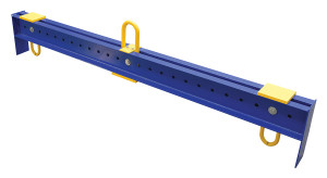 Vestil Steel Adjustable Spreader Beam - 104-1/2 In Length 8,000 lb - Blue